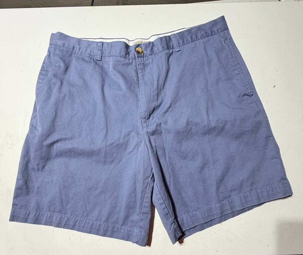 L.L. Bean Men's Blue 100% Cotton Chino Shorts Size 40